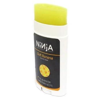 スケートボード ワックス NINJA WAX Soft Banana ニンジャ スケボー いさみ君からもらったワックス Ninja softbanana
