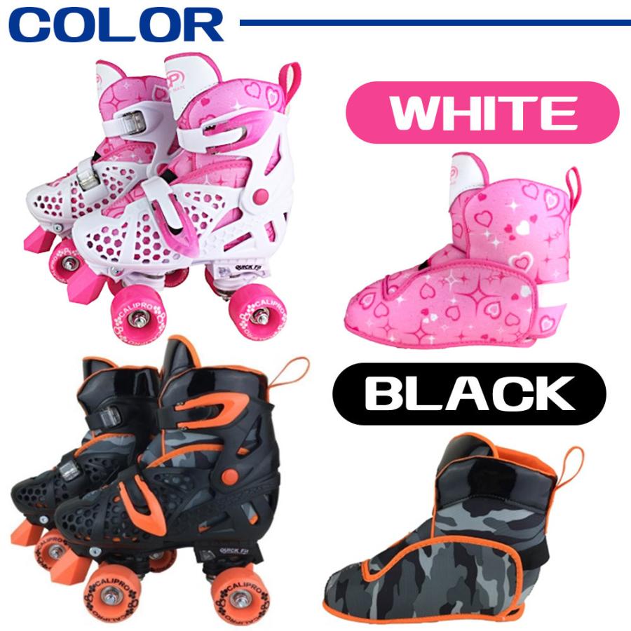 ローラースケート 子供用 女の子 シューズ ジュニア キッズ ウィール インライン クワッドローラー QR-60525 sale |  | 02