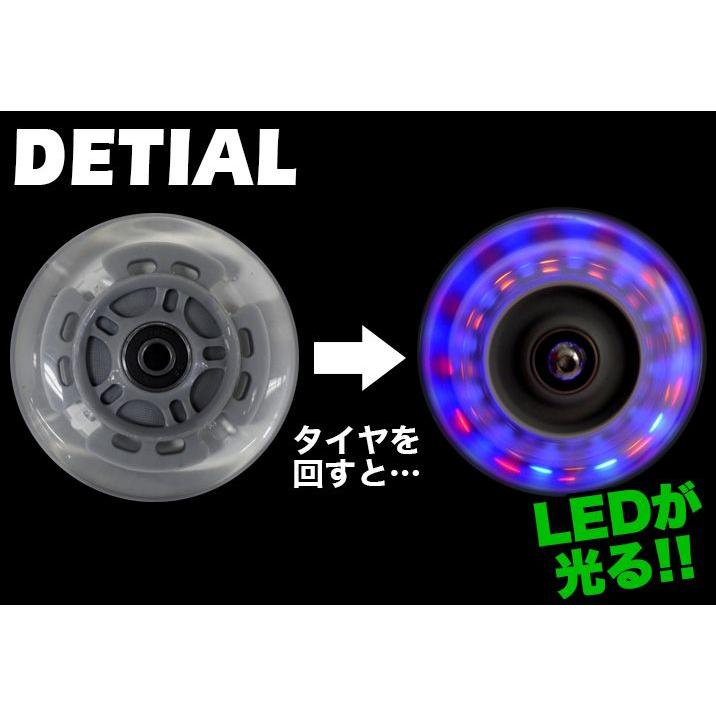 Sector Nine LEDウィール 光るタイヤ スケボー Sector Nine LED
