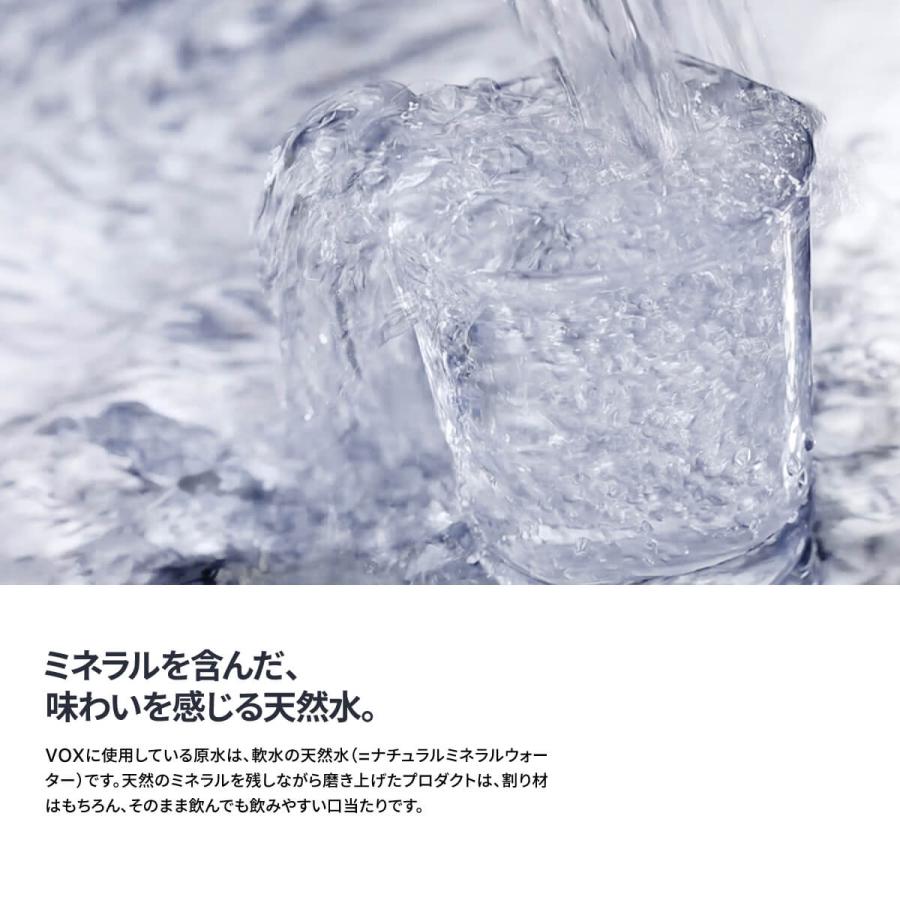 365日出荷 強炭酸水 VOX ストレート アルミ缶 195ml 60本 30本×2ケース 送料無料 炭酸水 軟水 天然水 ミネラルウォーター 無糖 お酒 割り材｜vox-official-store｜05