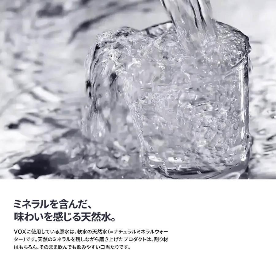 VOX COLORLESS CLEAR 365日出荷 強炭酸水 VOX 500ml 24本 ラベルレス