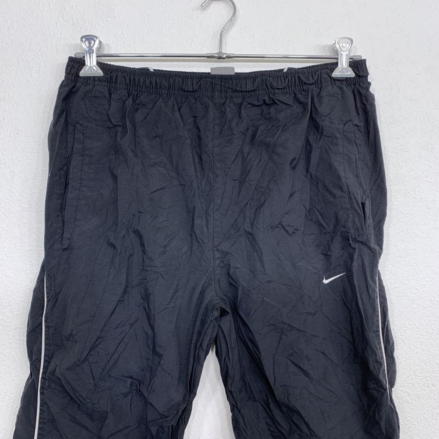 NIKE 8分丈 ナイロンパンツ L ブラック ナイキ パイピングライン