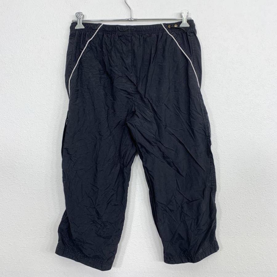 NIKE 8分丈 ナイロンパンツ L ブラック ナイキ パイピングライン