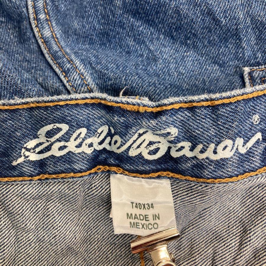 Eddie Bauer デニムパンツ W40 エディーバウアー ビッグサイズ ブルー 