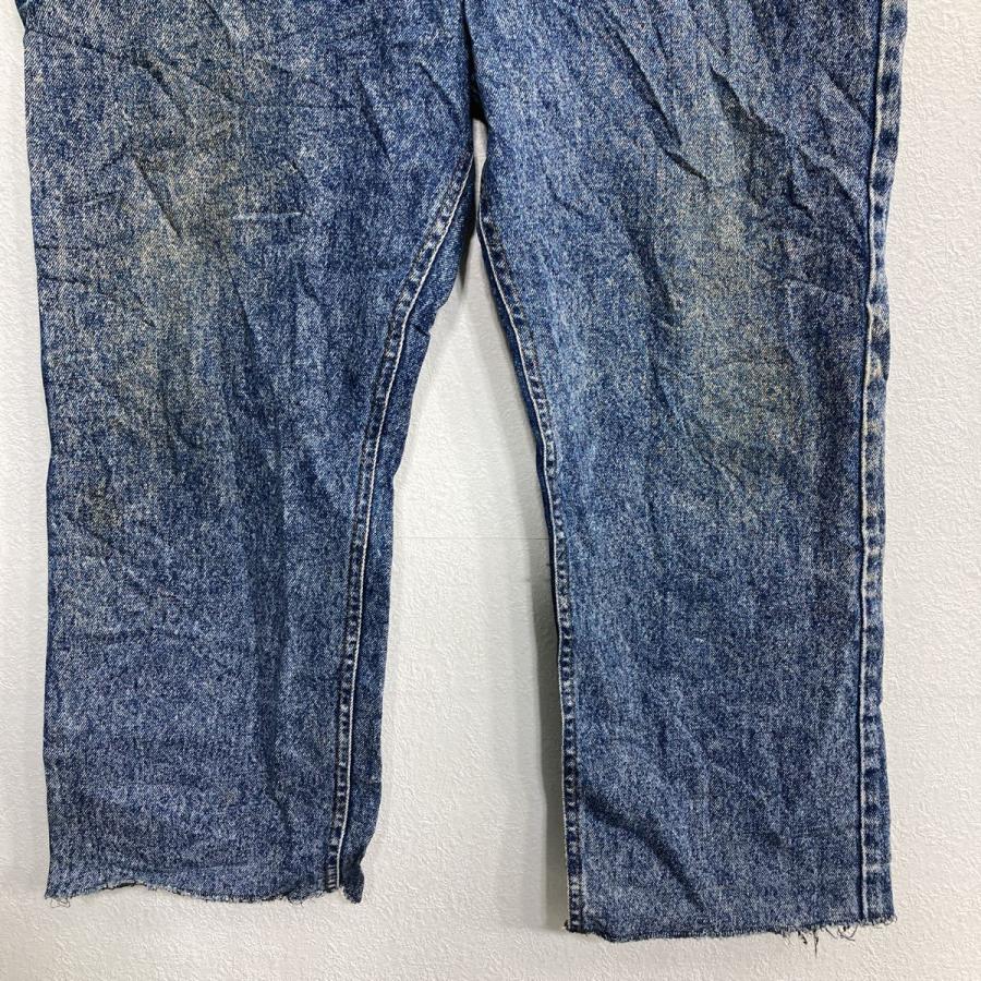 Lee デニムパンツ W42 リー ビッグサイズ ケミカルウォッシュ USA製 