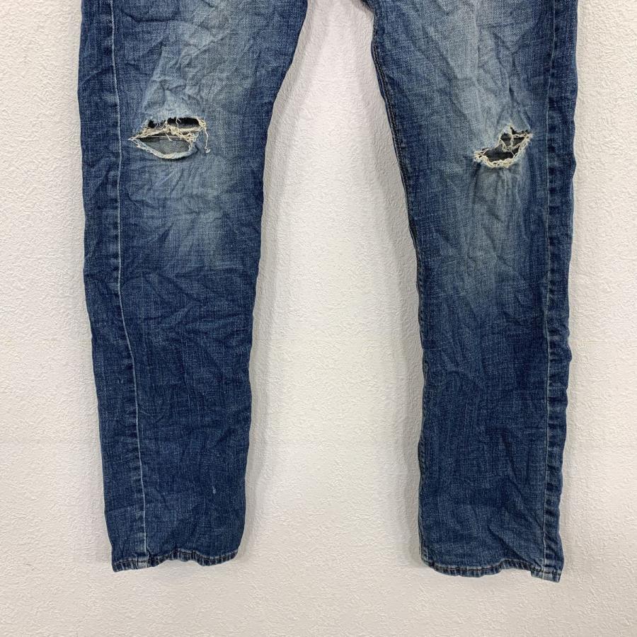 Levi's デニムパンツ W32 リーバイス ブルー スリムストレートフィット