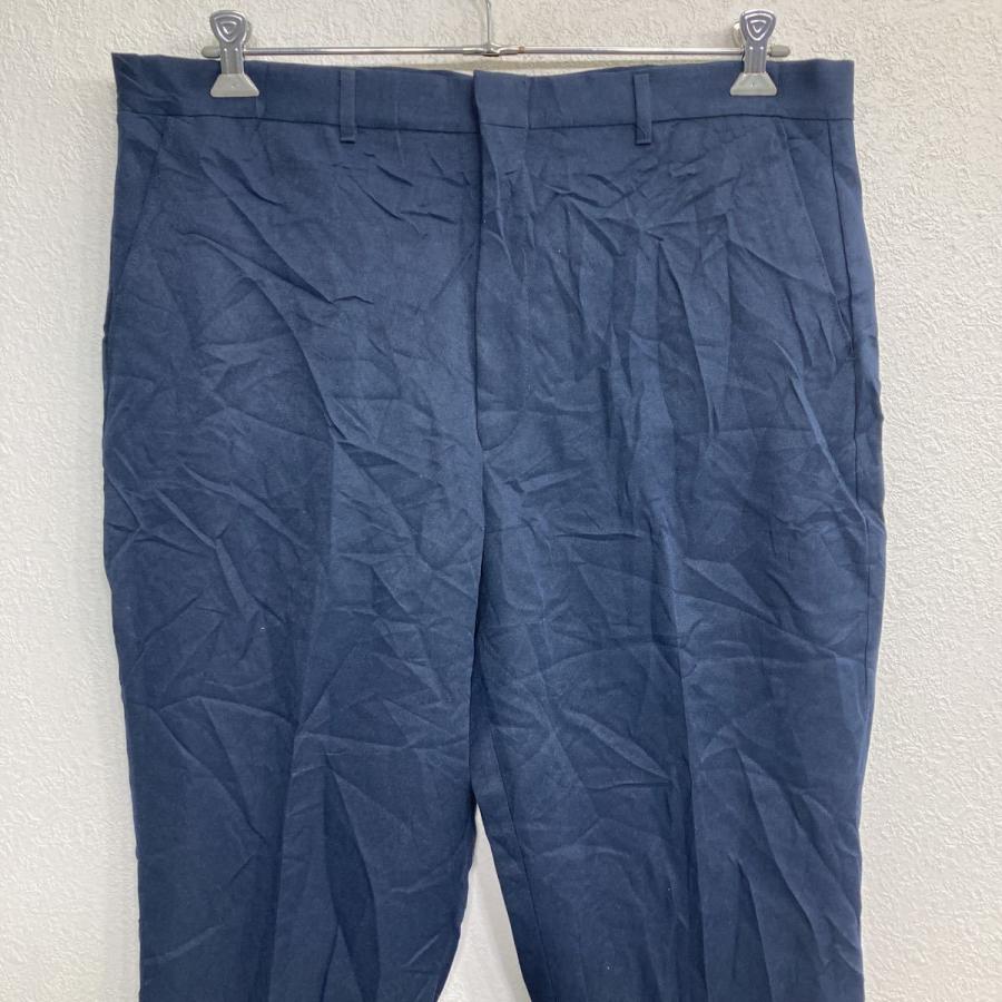 スラックス W40 ビッグサイズ ネイビー TALONジップ 古着卸 アメリカ仕