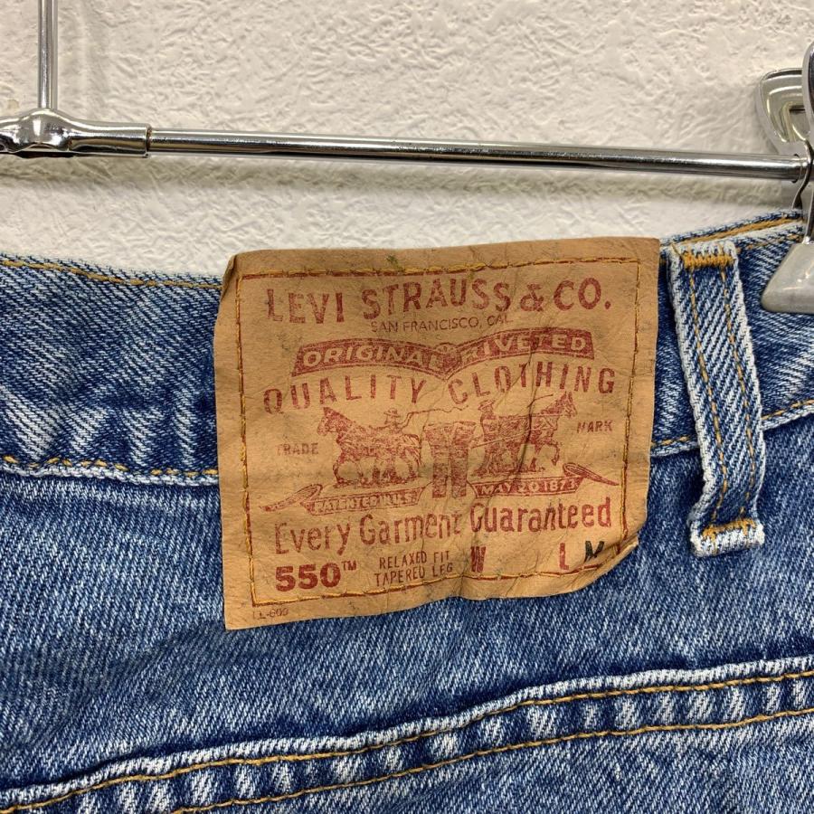 Levi's デニムパンツ W30 リーバイス ブルー 550 リラックスフィット 古着卸 アメリカ仕入 2306-160｜voxtrading9｜09