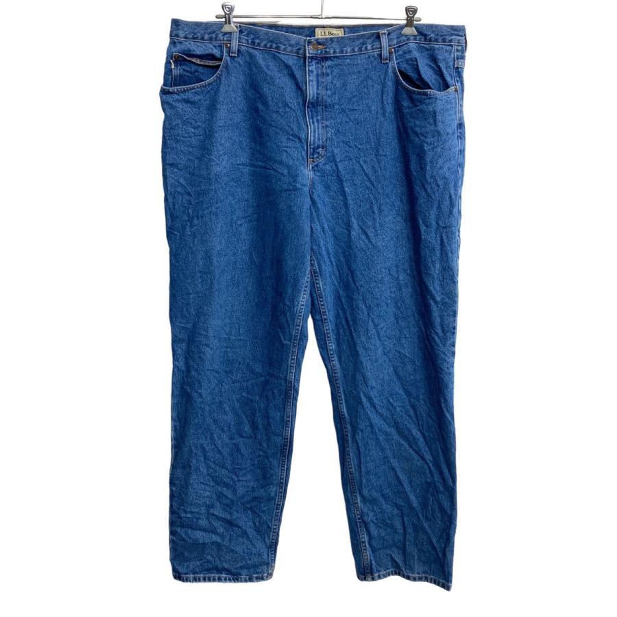 L.L.Bean デニムパンツ W46 エルエルビーン リラックスフィット ビッグ 