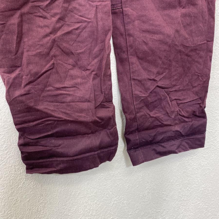 Dickies バーガンディ ワークパンツ　USA製 Dickies(ディッキーズ) 90s USA製ワークパンツ オレンジ サイズ