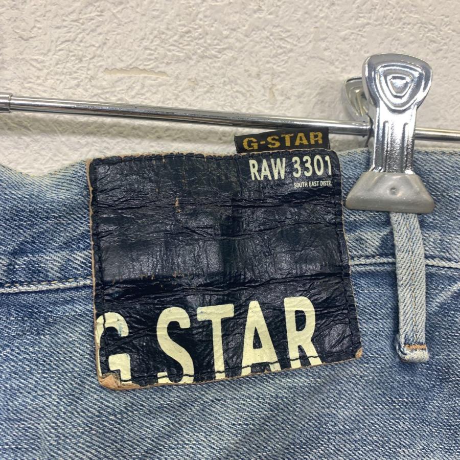 G-STAR RAW デニムパンツ W29 ジースターロウ ライトブルー 古着 G-STAR RAW デニムパンツ W29 ジースターロウ ライトブルー 古着