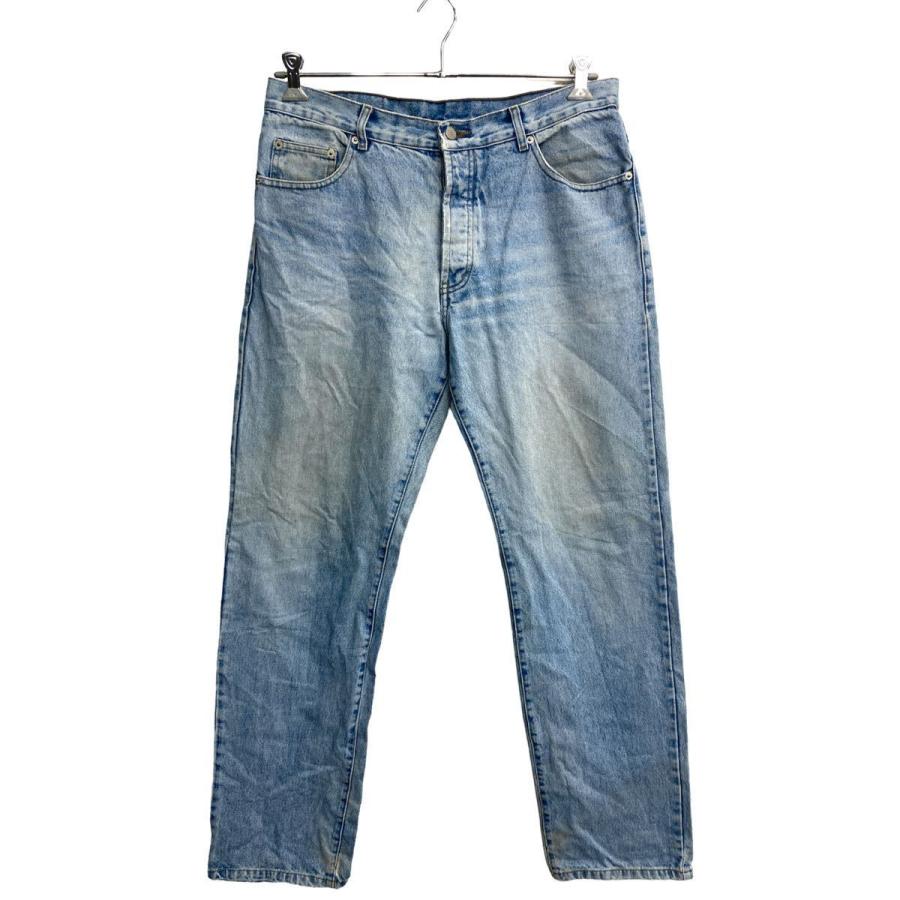 denim texbasic デニムパンツ W35 ボタンフライ ライトブルー 古着卸