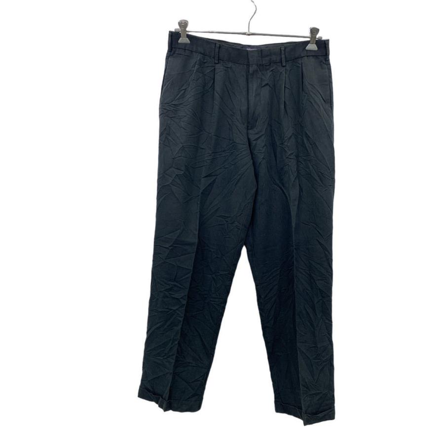 DOCKERS スラックスパンツ W34 ドッカーズ ブラック タック 古着 DOCKERS スラックスパンツ W34 ドッカーズ ブラック タック 古着