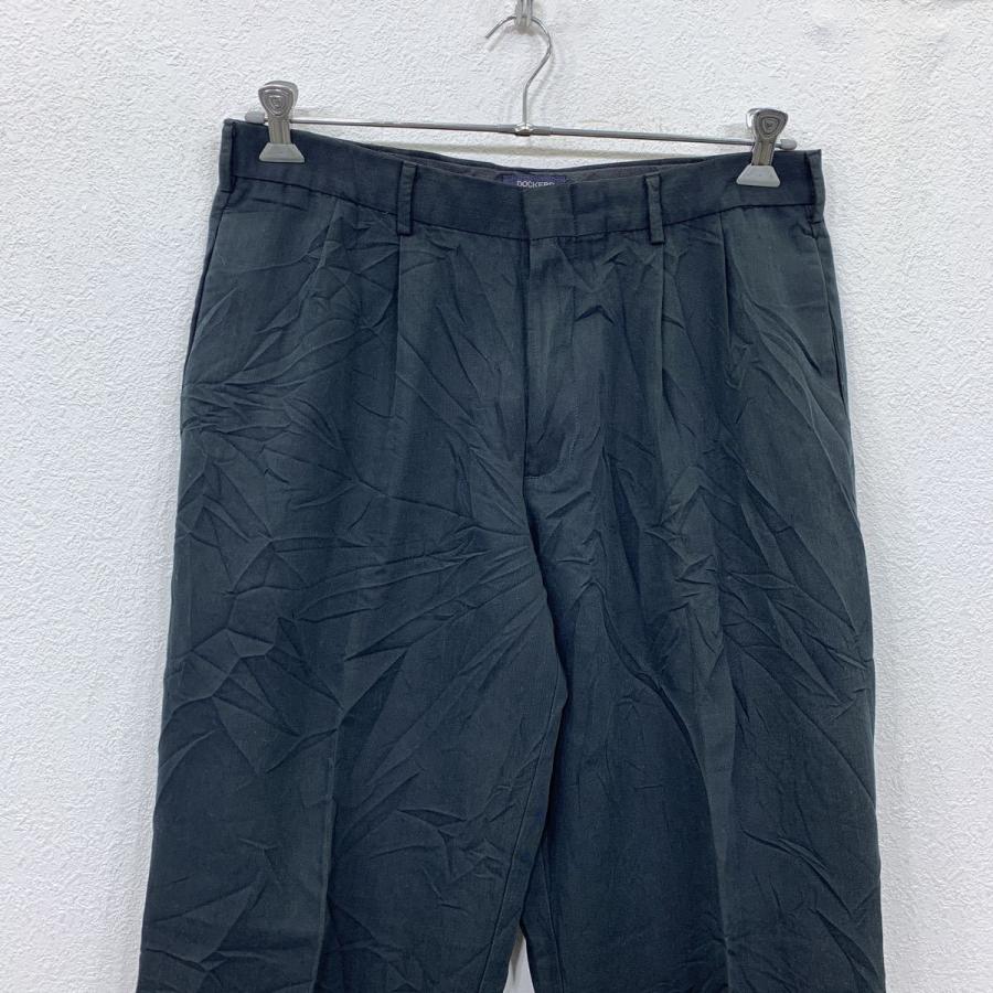 DOCKERS スラックスパンツ W34 ドッカーズ ブラック タック 古着 DOCKERS スラックスパンツ W34 ドッカーズ ブラック タック 古着