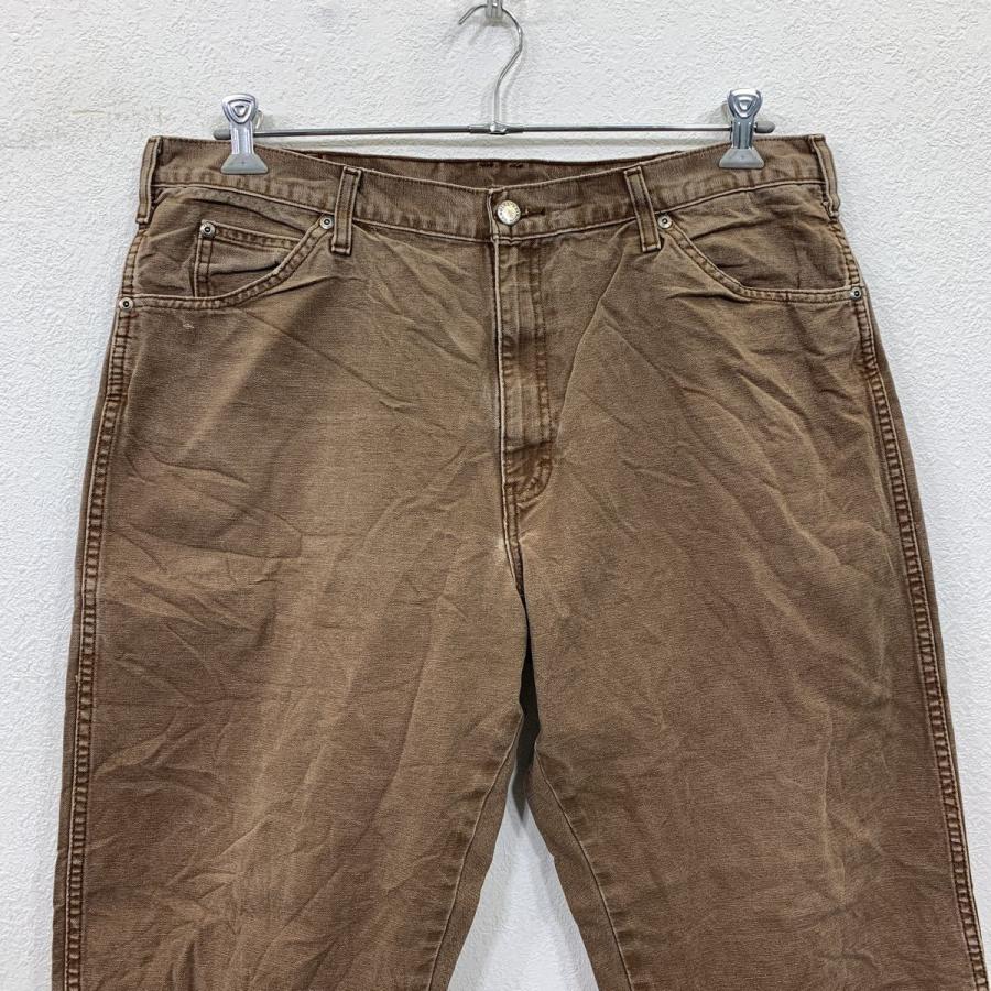 Dickies ワーク・ペインターパンツ W38 ディッキーズ ブラウン ロゴ