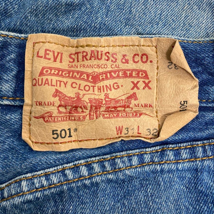 Levi's 501 デニムパンツ W31 リーバイス ボタンフライ ブルー