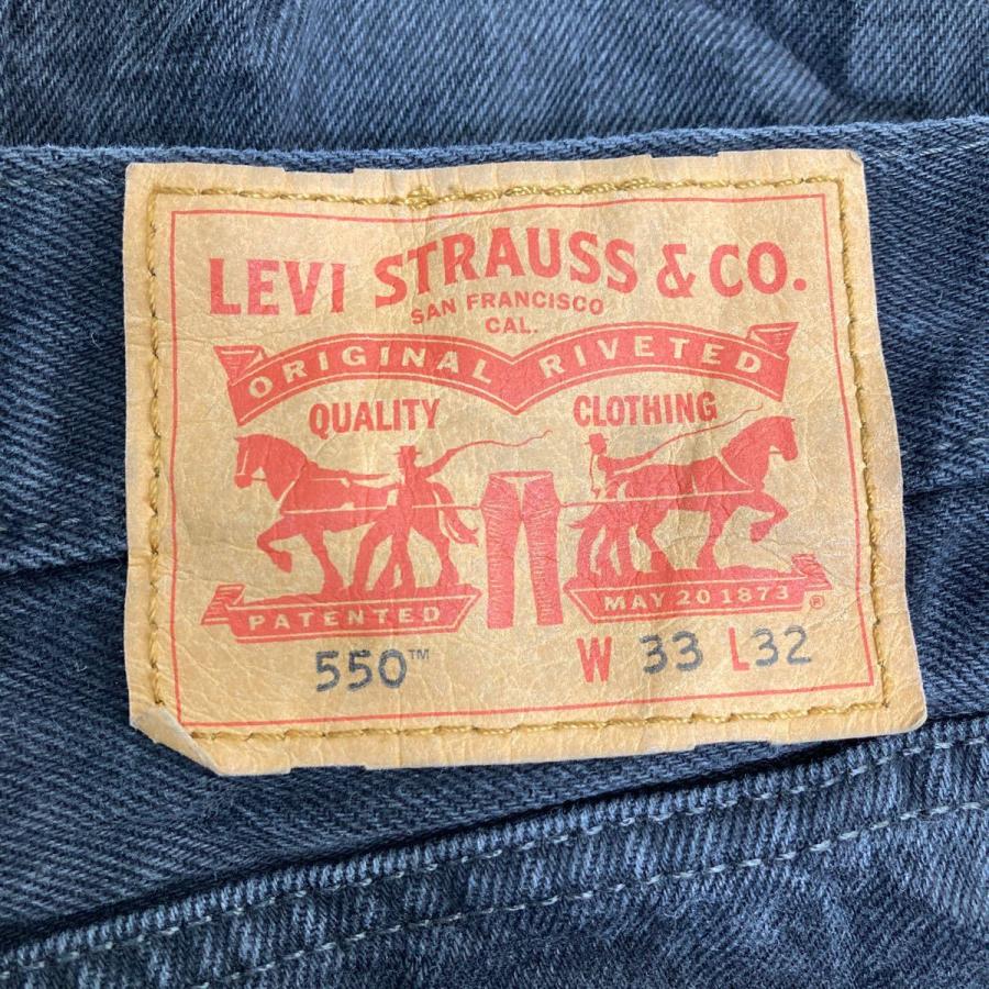 Levi's リーバイス 550 ジーンズ デニムパンツ W33 L USA製 Levi's 550 デニムパンツ W33 リーバイス リラックスフィット ブラック