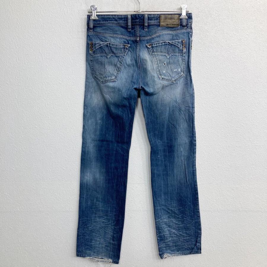 【美品】DIESEL MENNIT デニム W30 L30 レギュラーストレート DIESEL デニムパンツ W30 ディーゼル MENNIT ボタンフライ ブルー