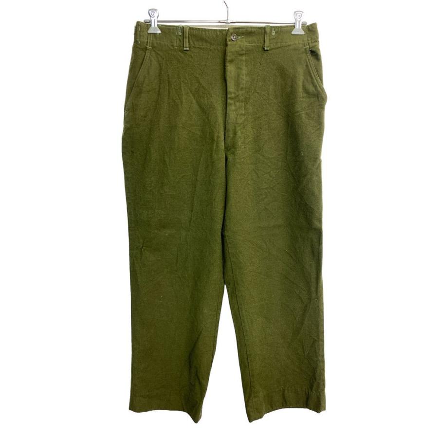 ミリタリー ウールトラウザー W34 M1951 ウールパンツ オリーブ