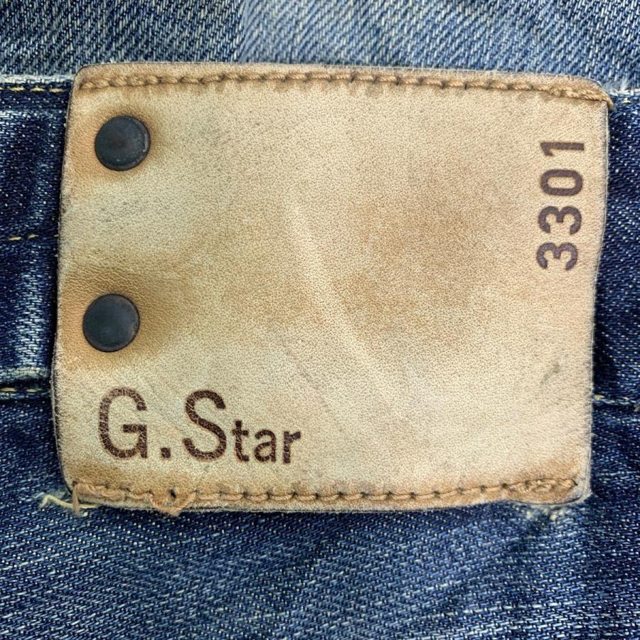 G-STAR RAW デニムパンツ W33 ジースター ボタンフライ インディゴ