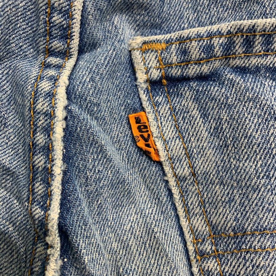 Levi's デニムパンツ W31 リーバイス オレンジタブ ブルー USA製 古着