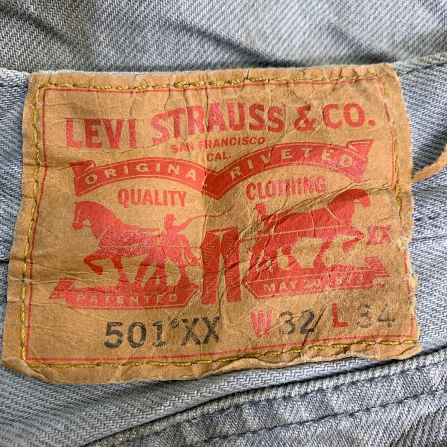 Levi's 501 XX デニムパンツ W32 リーバイス ボタンフライ グレー