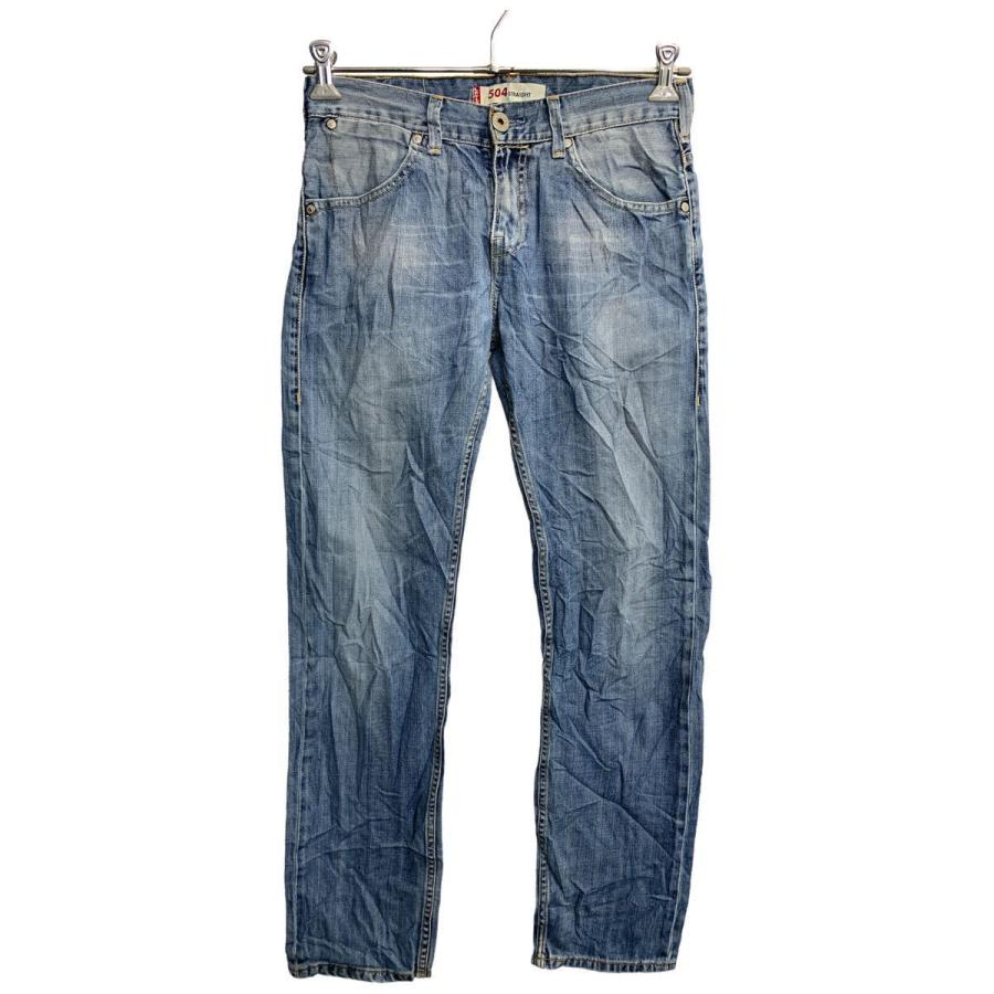 Levi's 504 デニムパンツ W28 リーバイス ストレート ブルー