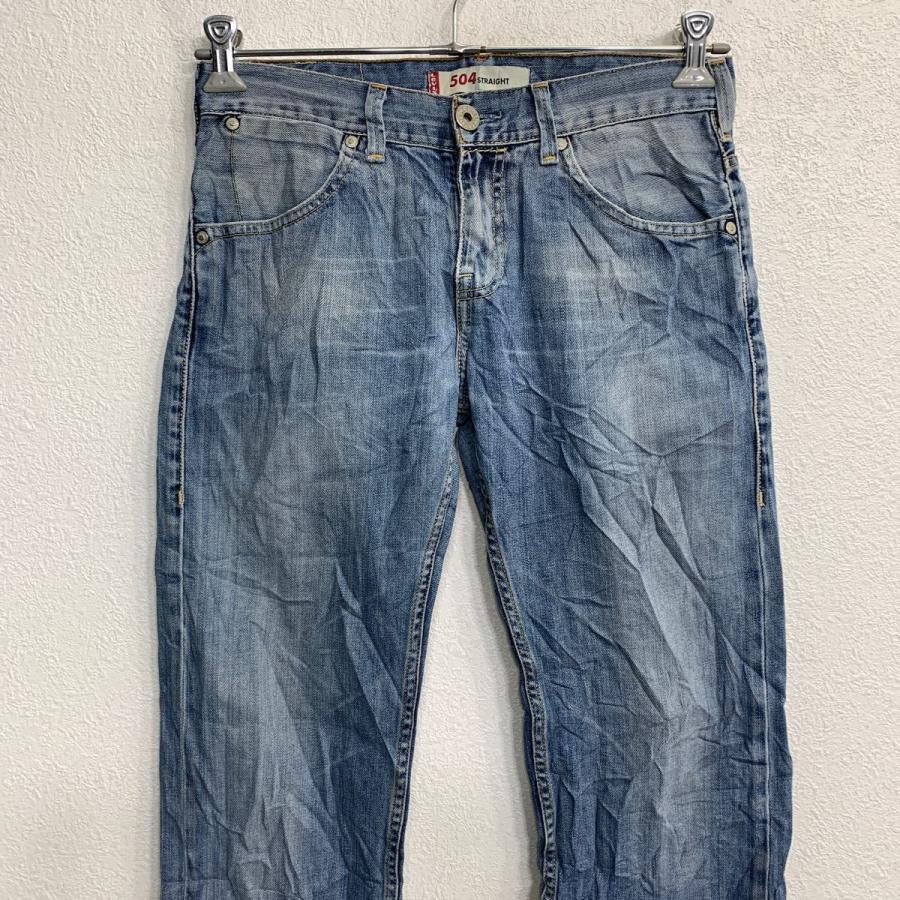 Levi's 504 デニムパンツ W28 リーバイス ストレート ブルー