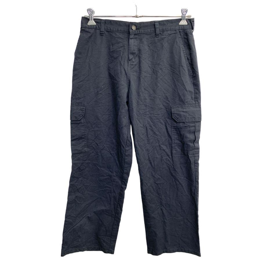 Dickies ワークパンツ W32 ディッキーズ カーゴパンツ ブラック 古着卸