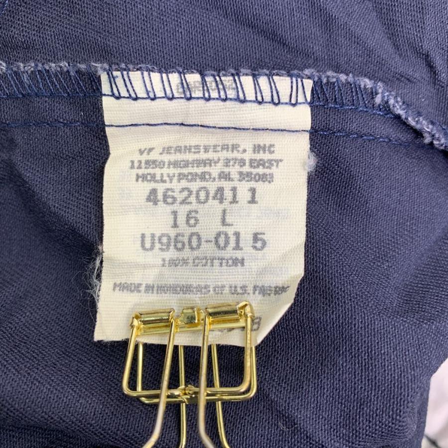 Lee チノパン W34 リー レディース タックパンツ ネイビー コットン 