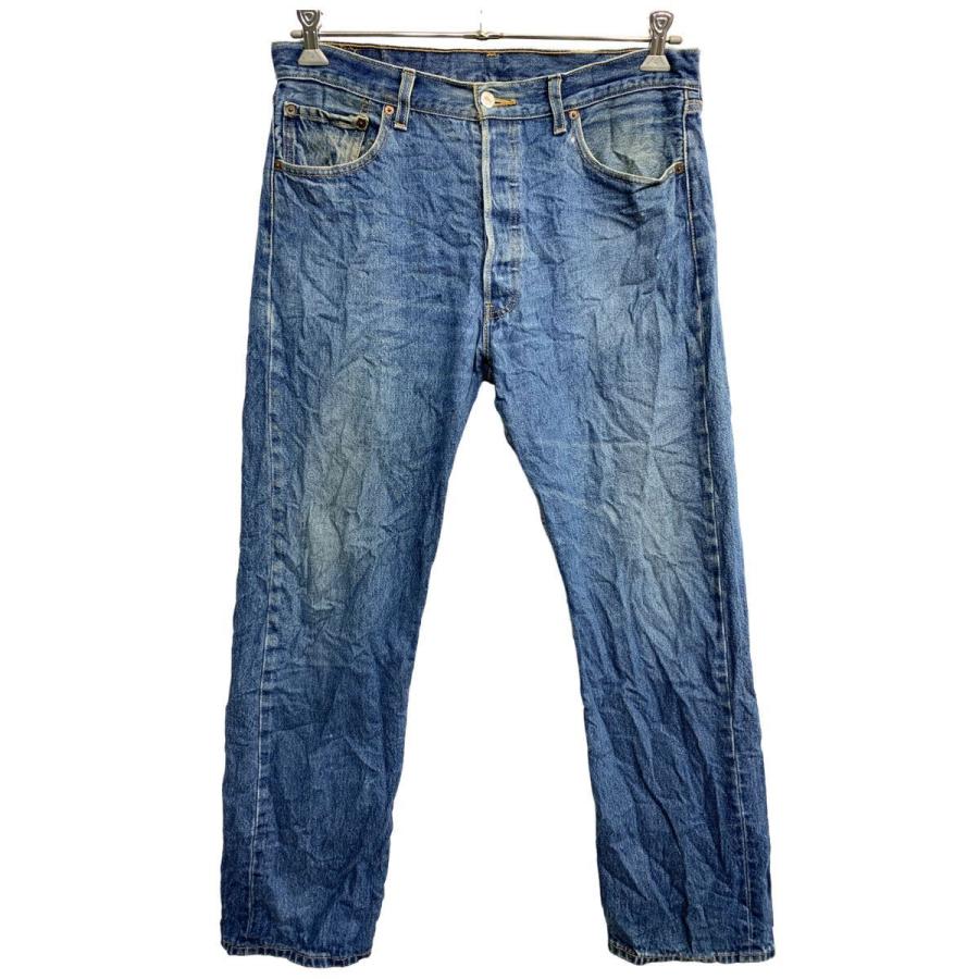 Levi's 501 デニムパンツ W35 リーバイス ボタンフライ ブルー