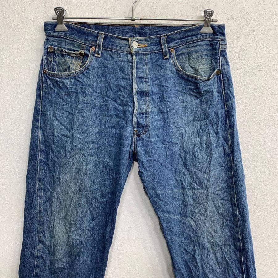 Levi's 501 デニムパンツ W35 リーバイス ボタンフライ ブルー