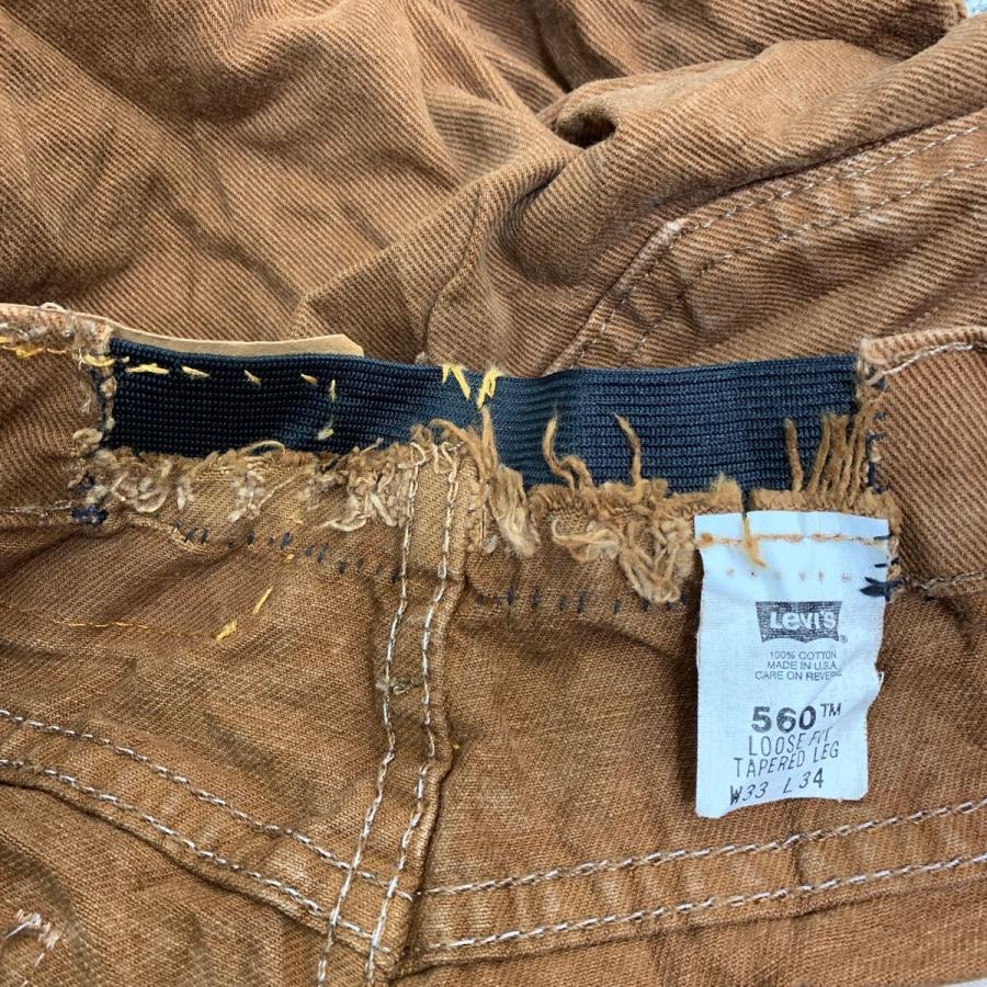 Levi's 560 デニムパンツ W33 リーバイス ルーズフィット オレンジタブ