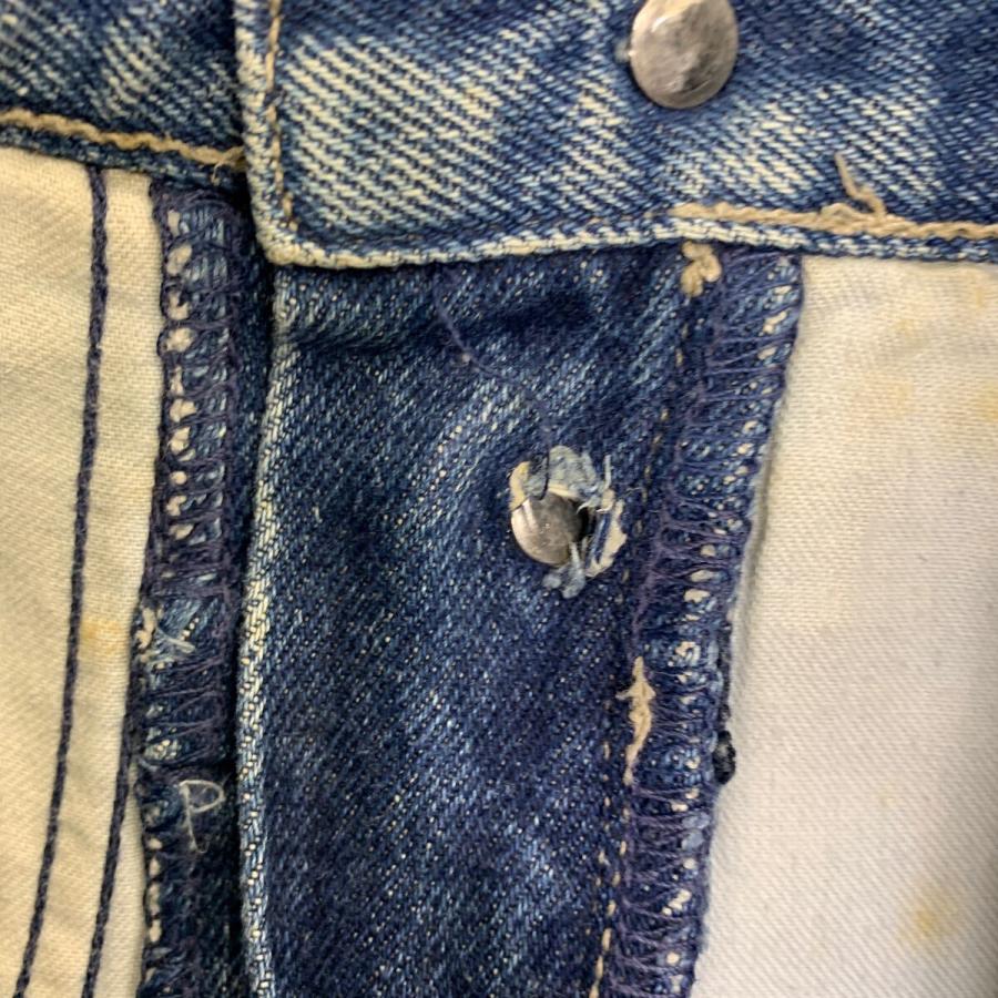 GUESS JEANS デニムパンツ W28 ゲスジーンズ TALONジップ インディゴ 