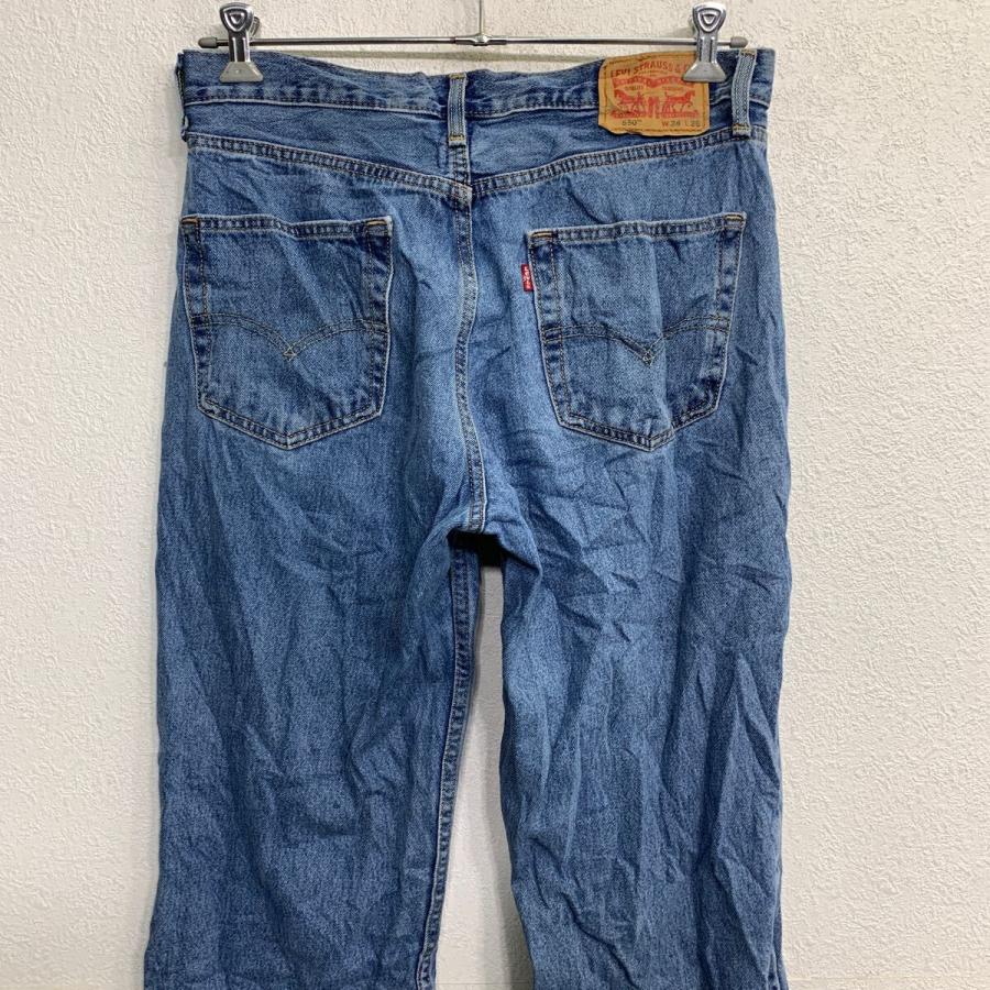 Levi's 550 デニムパンツ W34 リーバイス リラックスフィット ブルー コットン 古着卸 アメリカ仕入 2405-174｜voxtrading9｜06