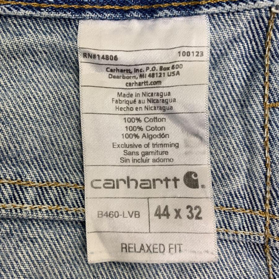 Carhartt デニムパンツ W44 カーハート リラックスフィット ビッグサイズ ライトブルー コットン 古着卸 アメリカ仕入 2405-21｜voxtrading9｜10