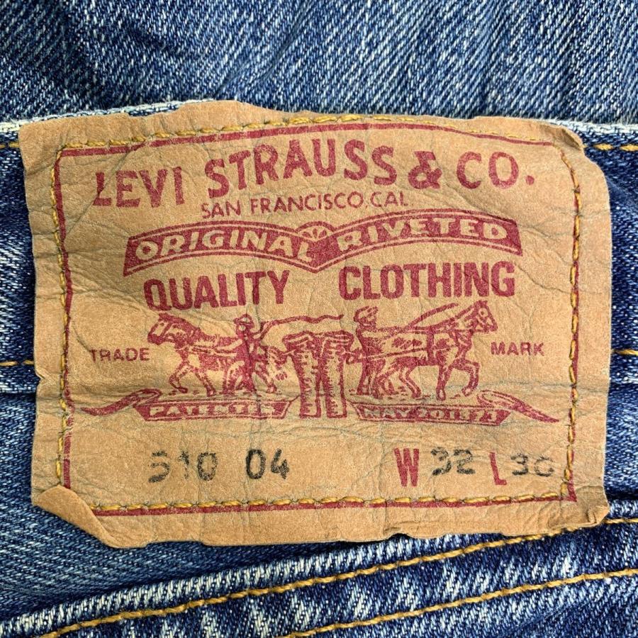 Levi's 510 デニムパンツ W32 リーバイス ボタンフライ スキニー ブルー 古着卸 アメリカ仕入 2405-244｜voxtrading9｜10