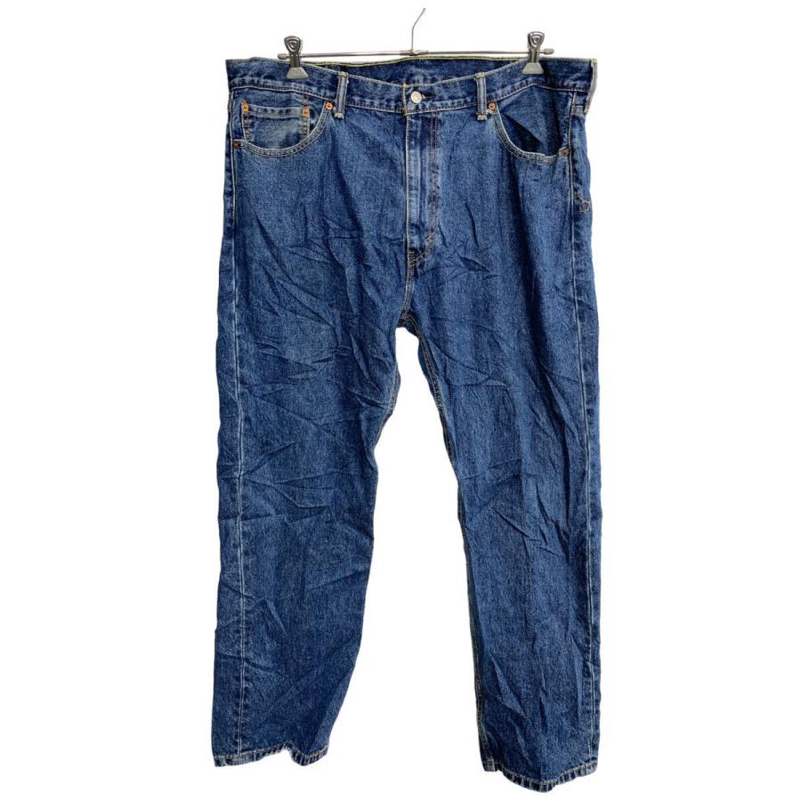 【アメリカ製】Levi's 505 濃紺 実寸W42×L29 ビッグサイズ Levi's 505 デニムパンツ W42 リーバイス レギュラーフィット ビッグ