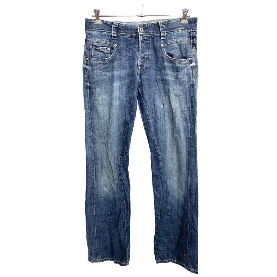G-STAR RAW デニムパンツ W34 ジースター ボタンフライ インディゴ 