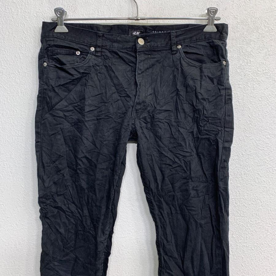 H&M デニムパンツ W32 エイチアンドエム スキニーフィット ブラック 