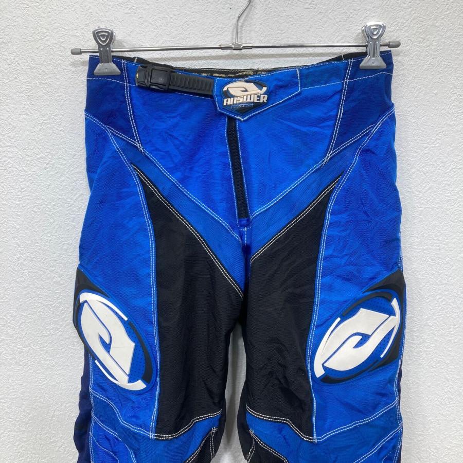 ANSWER モトクロスパンツ W28 アンサー レーシングパンツ ブルー