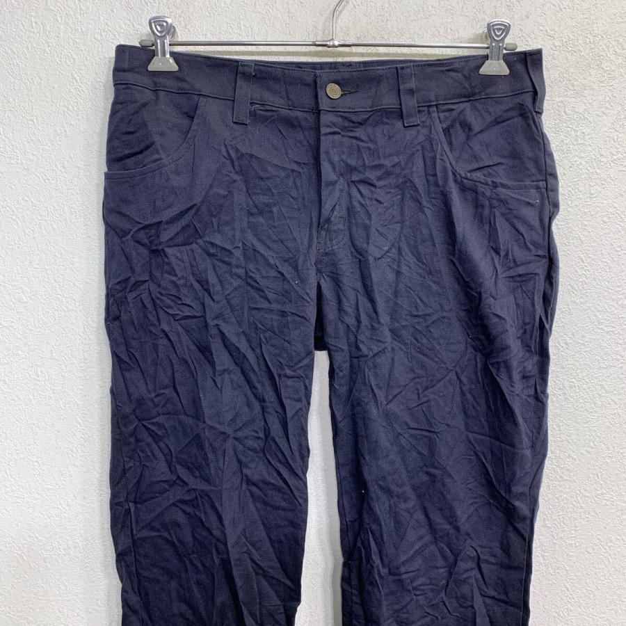Workrite FR ワークパンツ W35 レディース ネイビー メキシコ製 古着卸