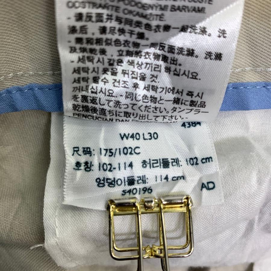 DOCKERS チノパン W40 ドッカーズ ビッグサイズ タックパンツ オフ