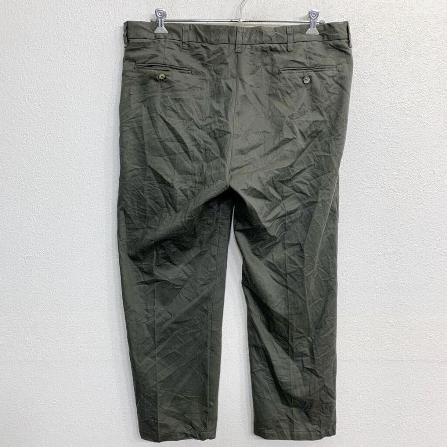 Lee チノパン W40リー タックパンツ ビッグサイズ オリーブグレー