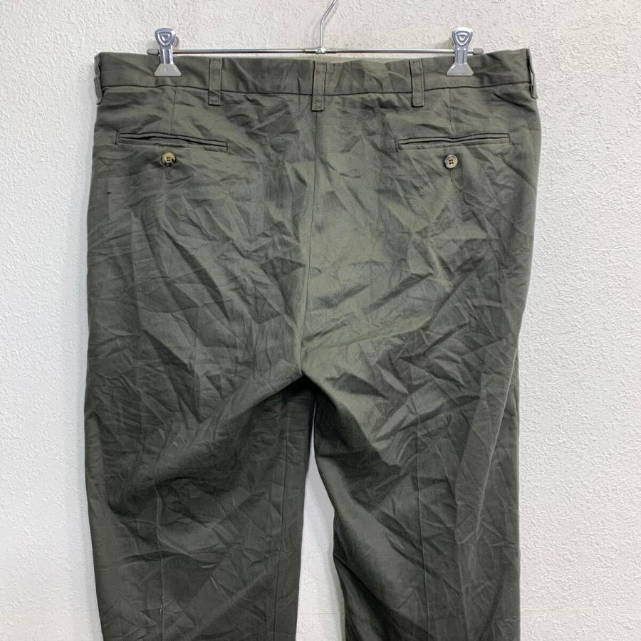 Lee チノパン W40リー タックパンツ ビッグサイズ オリーブグレー