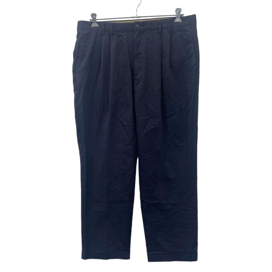 DOCKERS ワークパンツ チノパンツ W40 ドッカーズ コットン ネイビー 
