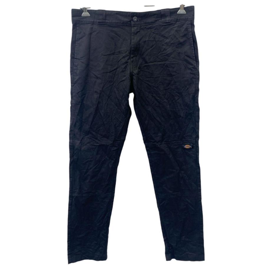 Dickies ワークパンツ チノパンツ W34 スキニーストレート ブラック