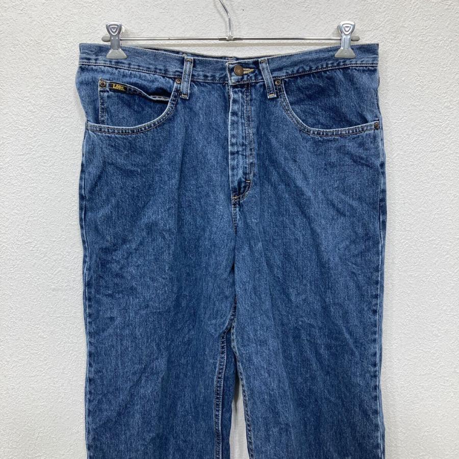 Lee デニムパンツ W36 リー ビッグサイズ レギュラーフィット ブルー 