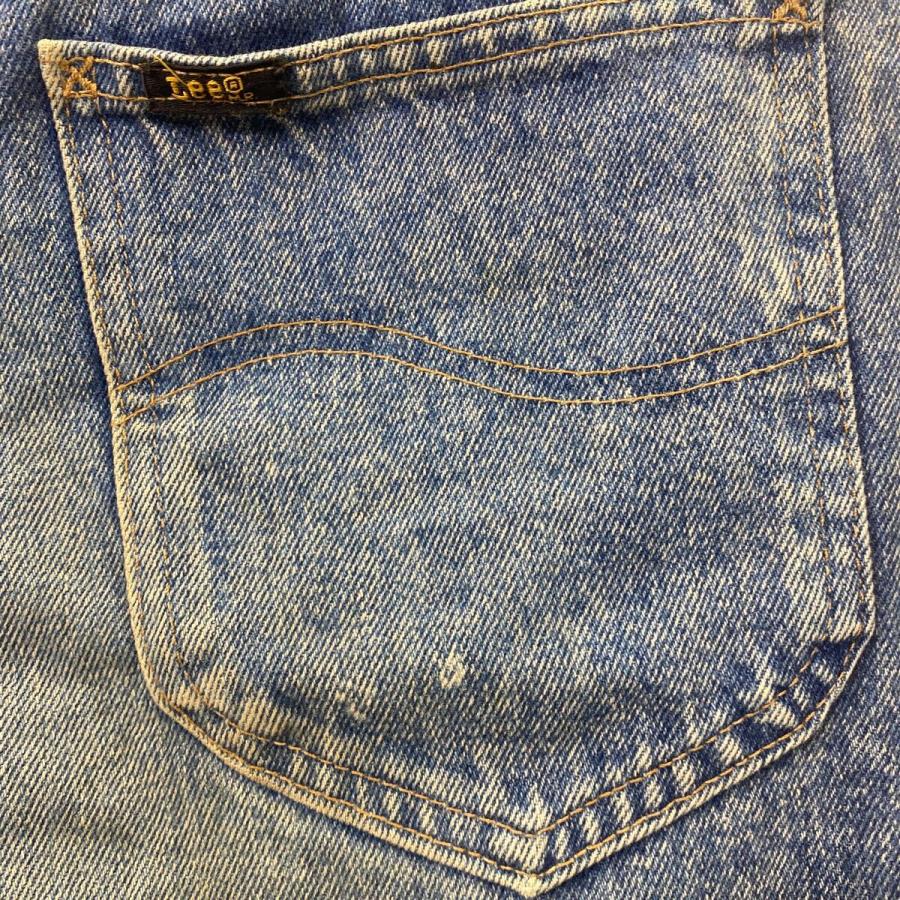 Lee デニムパンツ W34 リー アメリカ製 コットン ブルー系 古着卸