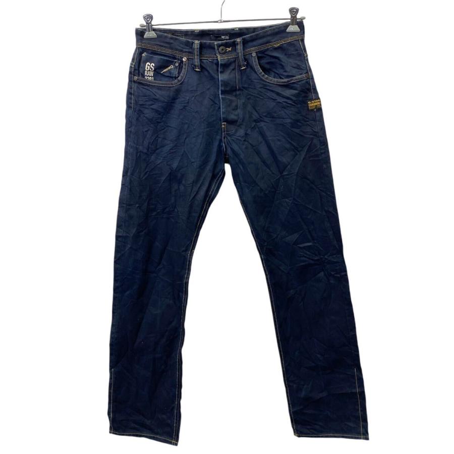 G-STAR RAW デニムパンツ W32相当 ジースターロウ ボタンフライ ダーク 